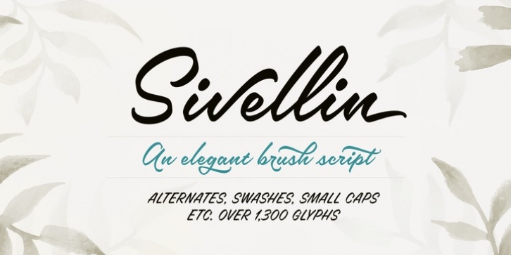 Sivellin font preview