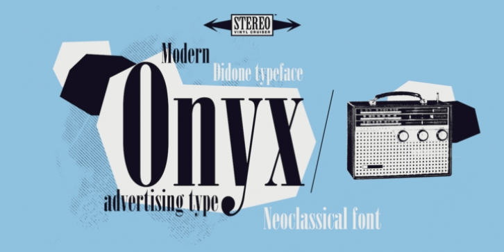 Onyx font preview