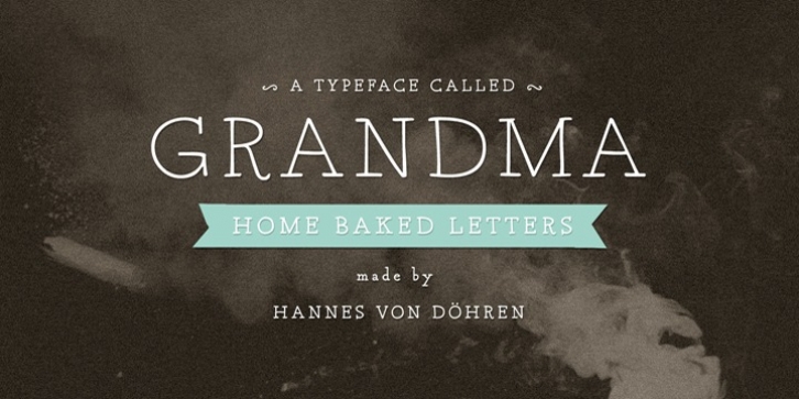 Grandma font preview