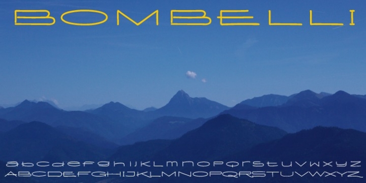 Bombelli Light Hand font preview