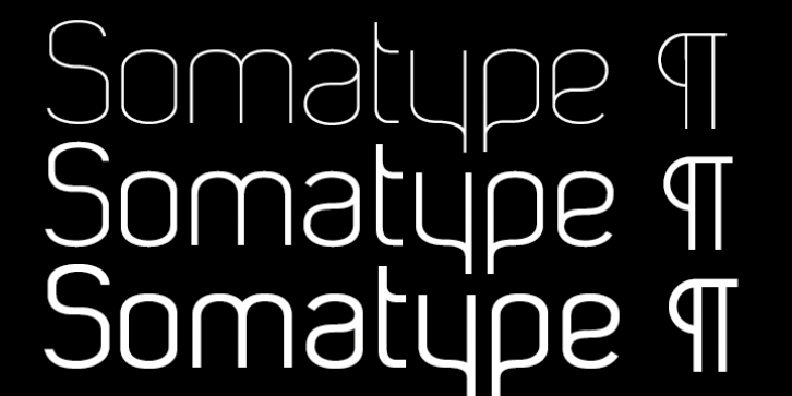 Somatype font preview