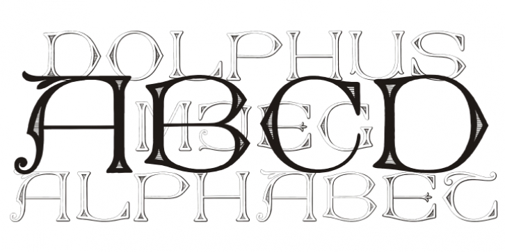 Dolphus-Mieg Alphabet font preview