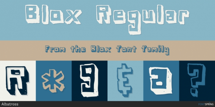 Blox font preview