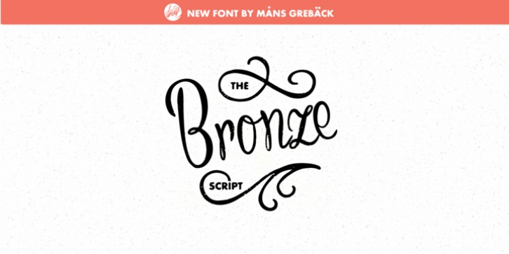 Bronze Script font preview