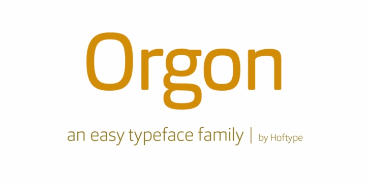 Orgon font preview