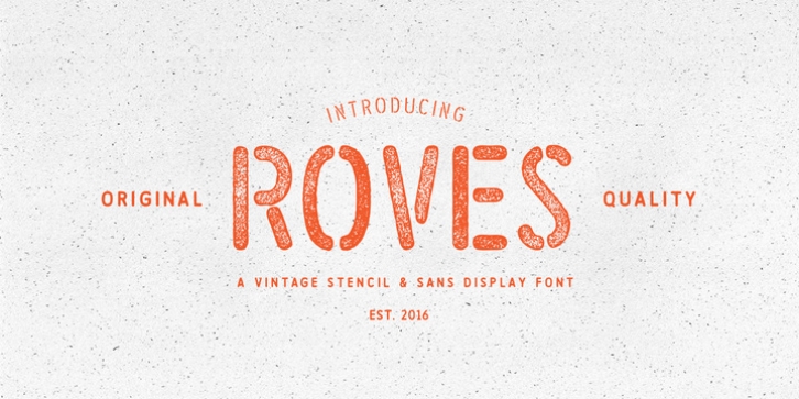 Roves font preview