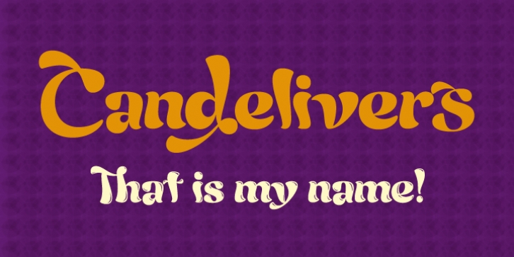 Candelivers font preview