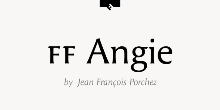 FF Angie Pro font preview