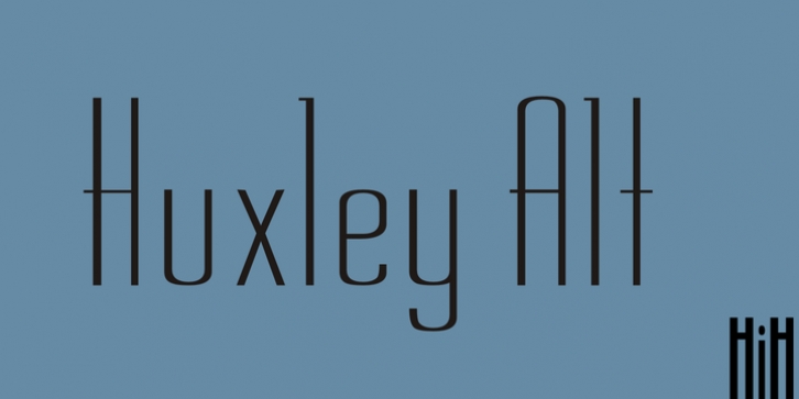 Huxley Alt font preview
