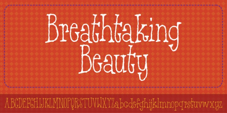 Breathtaking Beauty font preview