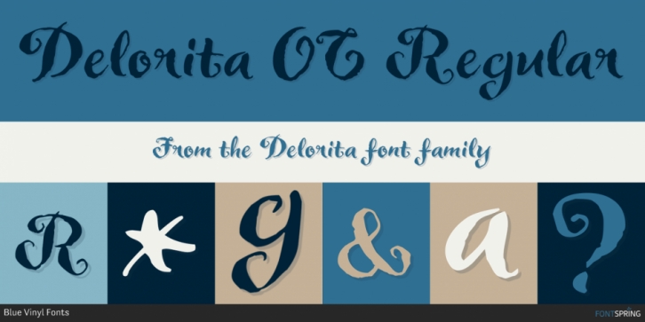 Delorita font preview