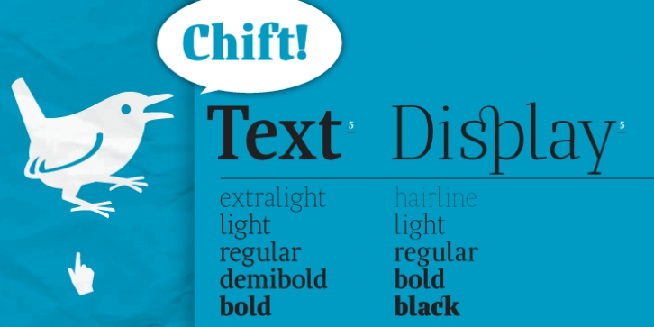 Chift font preview