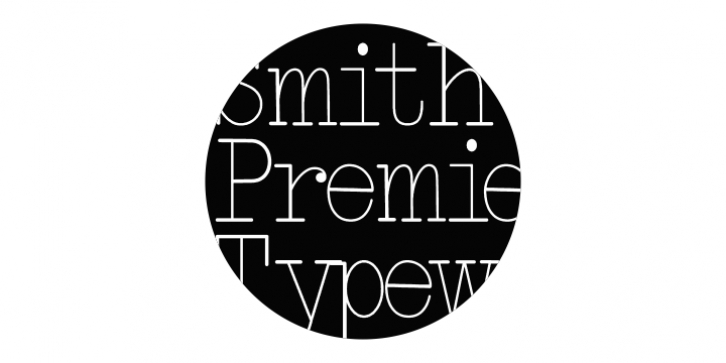 Smith-Premier Typewriter font preview