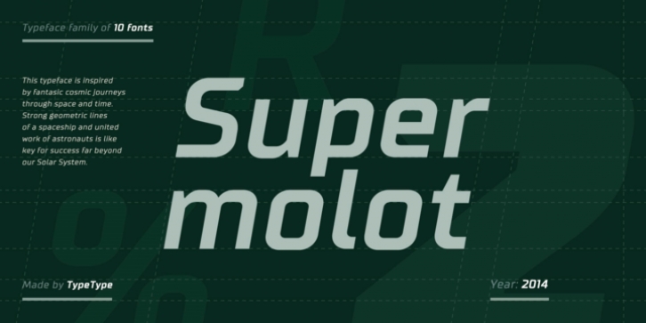 TT Supermolot font preview