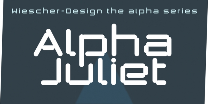 Alpha Juliet font preview