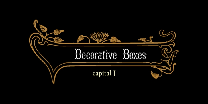 Decorative Boxes font preview