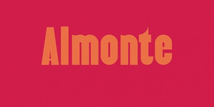 Almonte font preview