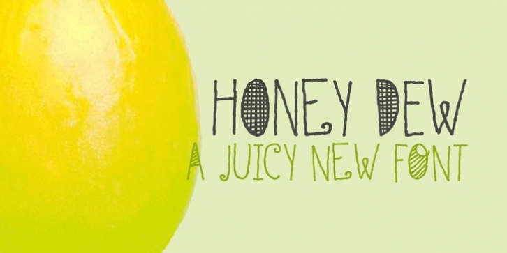 Honey Dew font preview