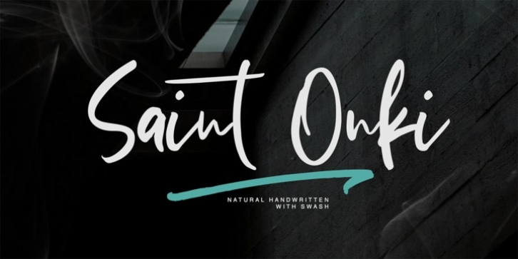 Saint Onki font preview