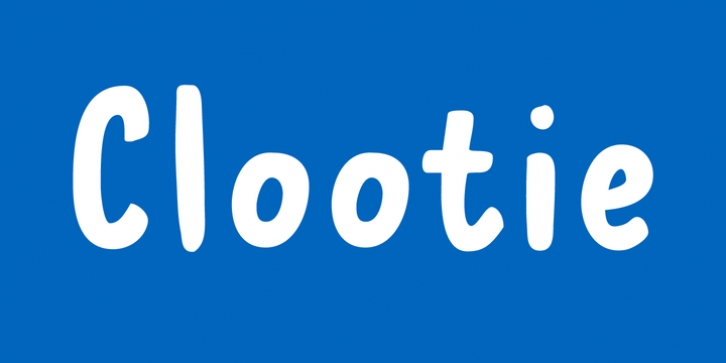Clootie font preview