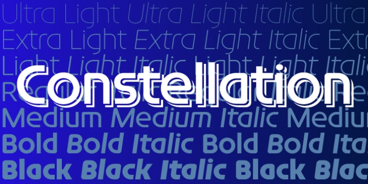 Constellation Pro font preview