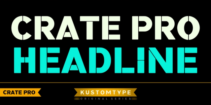 Crate Pro font preview