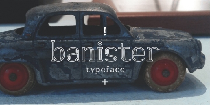 banister font preview