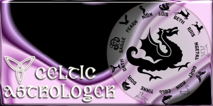 Celtic Astrologer Symbols font preview