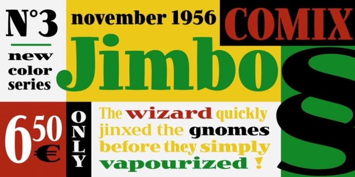 Jimbo font preview