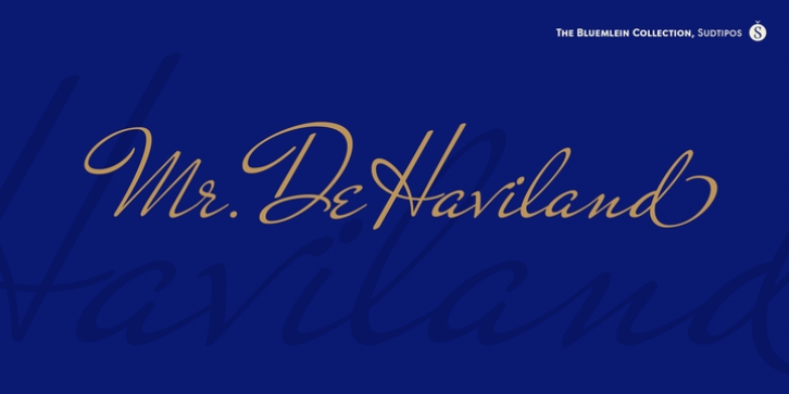 Mr De Haviland Pro font preview