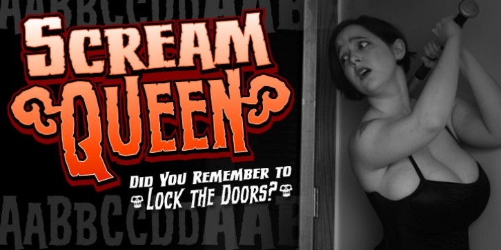 Scream Queen BB font preview