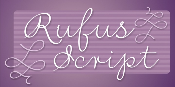 Rufus Script font preview