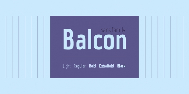Balcon font preview