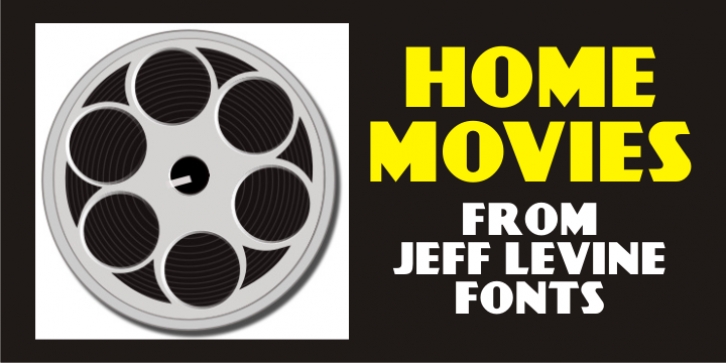 Home Movies JNL font preview