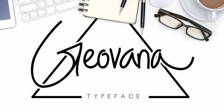 Geovana font preview