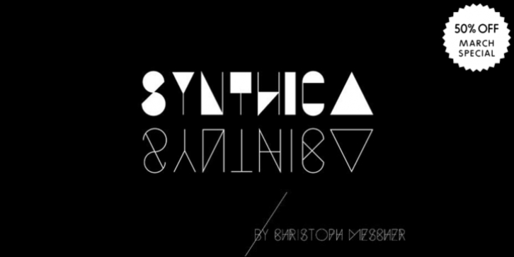 Synthica font preview