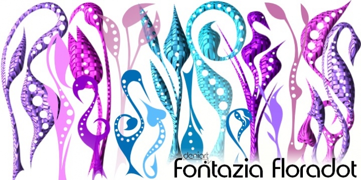 Fontazia Floradot font preview
