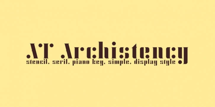 AT Archistency font preview