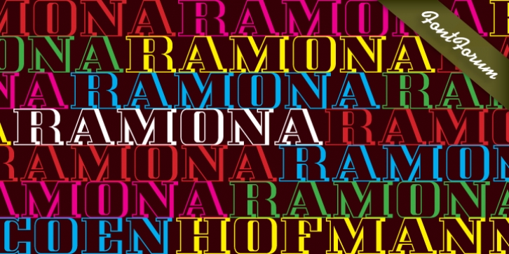Ramona font preview