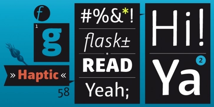 Haptic font preview