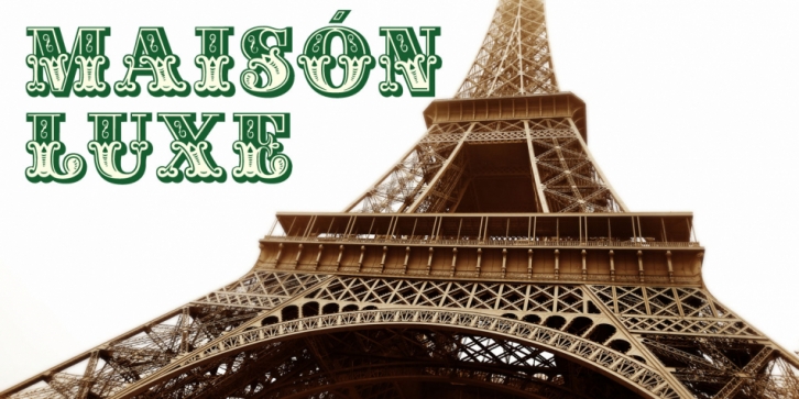 Maison Luxe font preview