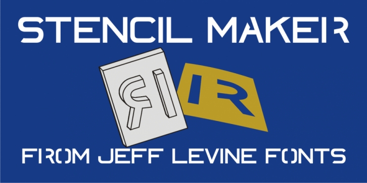 Stencil Maker JNL font preview