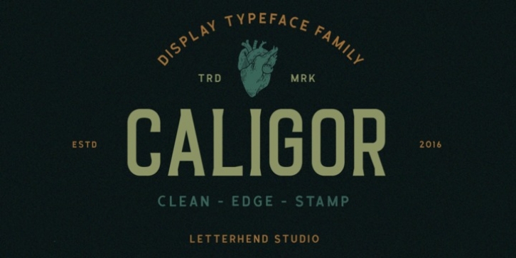 Caligor font preview