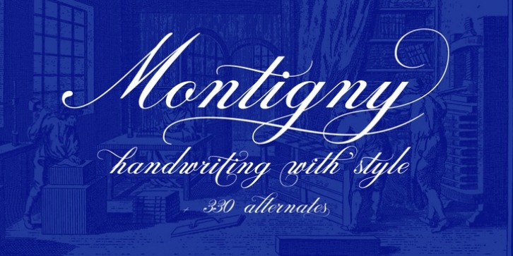 Montigny font preview