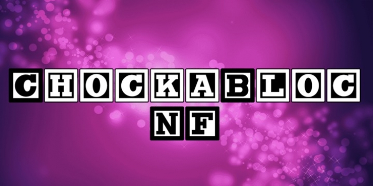 Chockabloc NF font preview