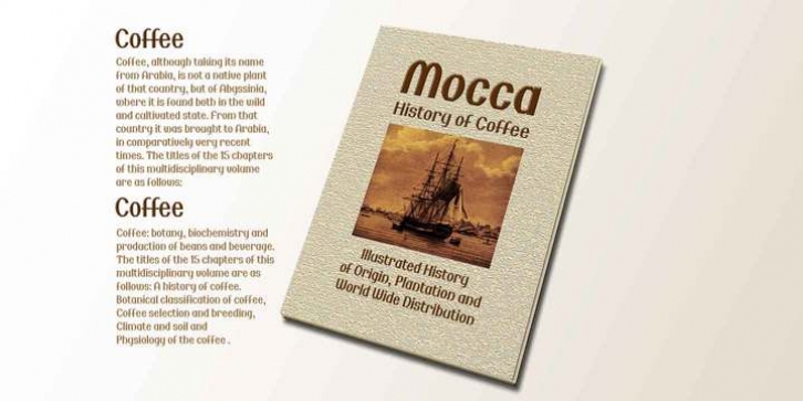 Mocca Pro Condensed font preview