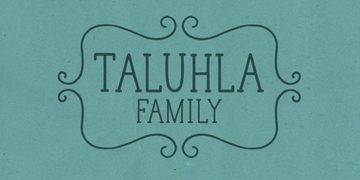 Taluhla font preview