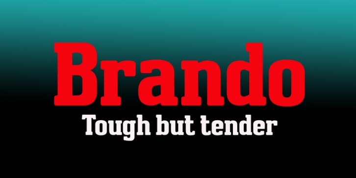 Brando font preview