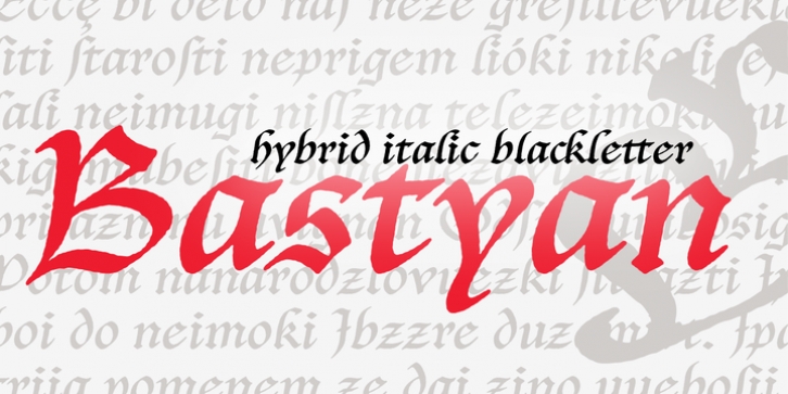 P22 Bastyan font preview