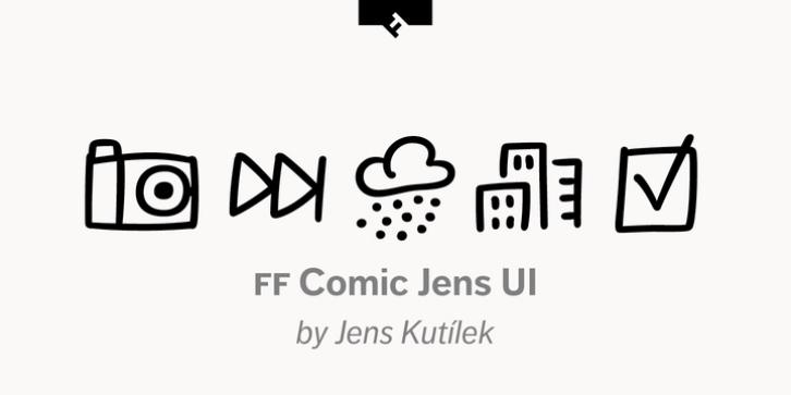 FF Comic Jens UI font preview